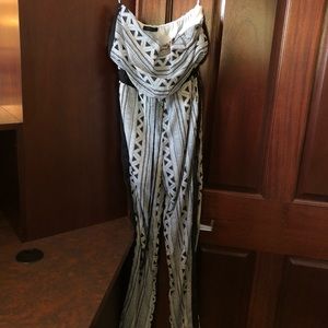Black and white jumpsuit
